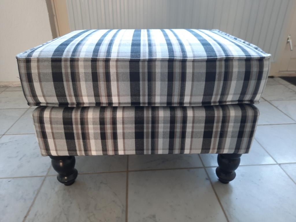 Zgan hocker, Ophalen, 50 tot 75 cm, Zo goed als nieuw, Rechthoekig