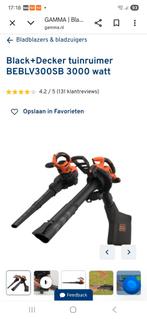 Elekt.Black&Dekker multi bladblazer BEBLV300SB, Ophalen, Elektrisch