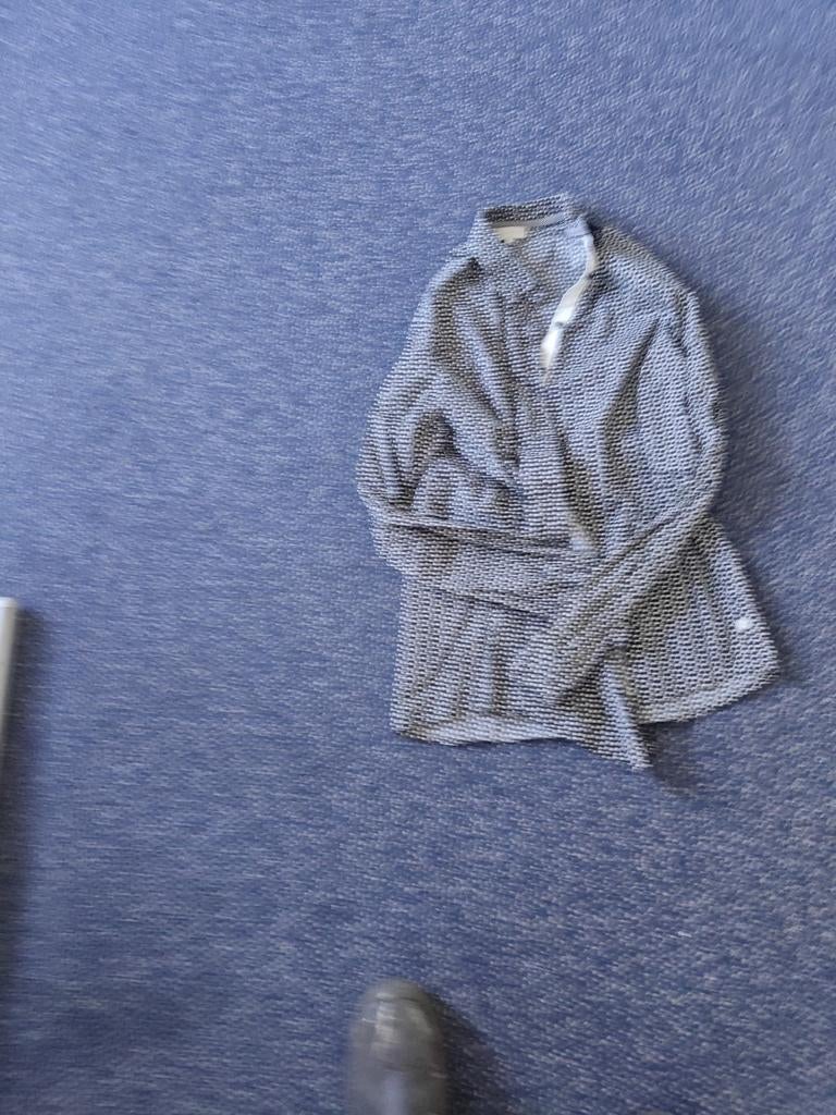 Milano Italy blouse met stippen, maat 38, Kleding | Dames, Blouses en Tunieken, Blauw, Milano Italy, Zo goed als nieuw, Ophalen