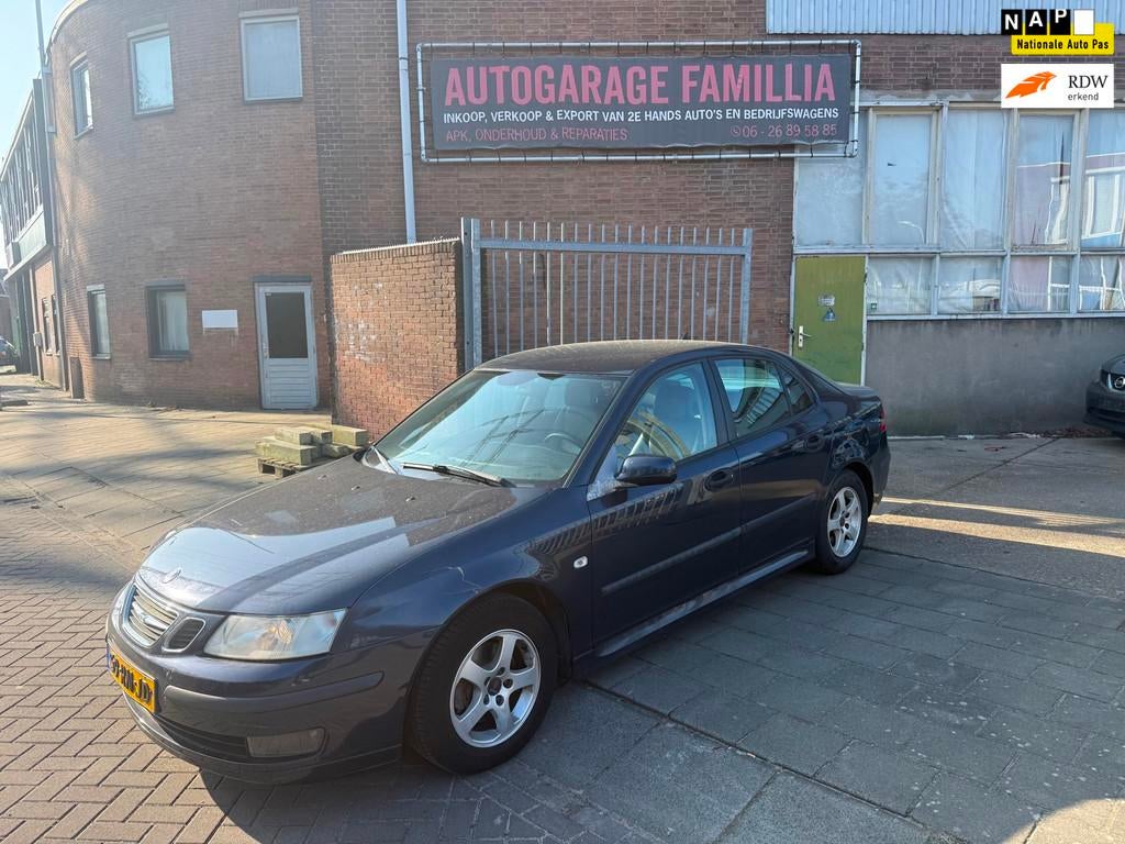 Saab 9-3 Sport Sedan 1.8 Linear Business, Auto's, Gebruikt, 4 cilinders, Blauw, 1796 cc