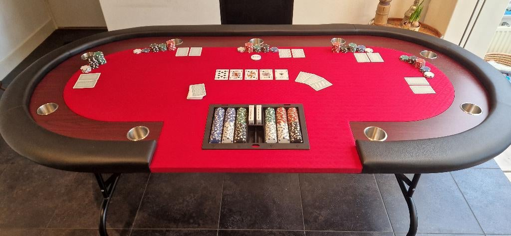 Pokertafel te huur, Ophalen, Zo goed als nieuw
