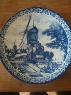 Groot wandbord delfts blauw, Ophalen