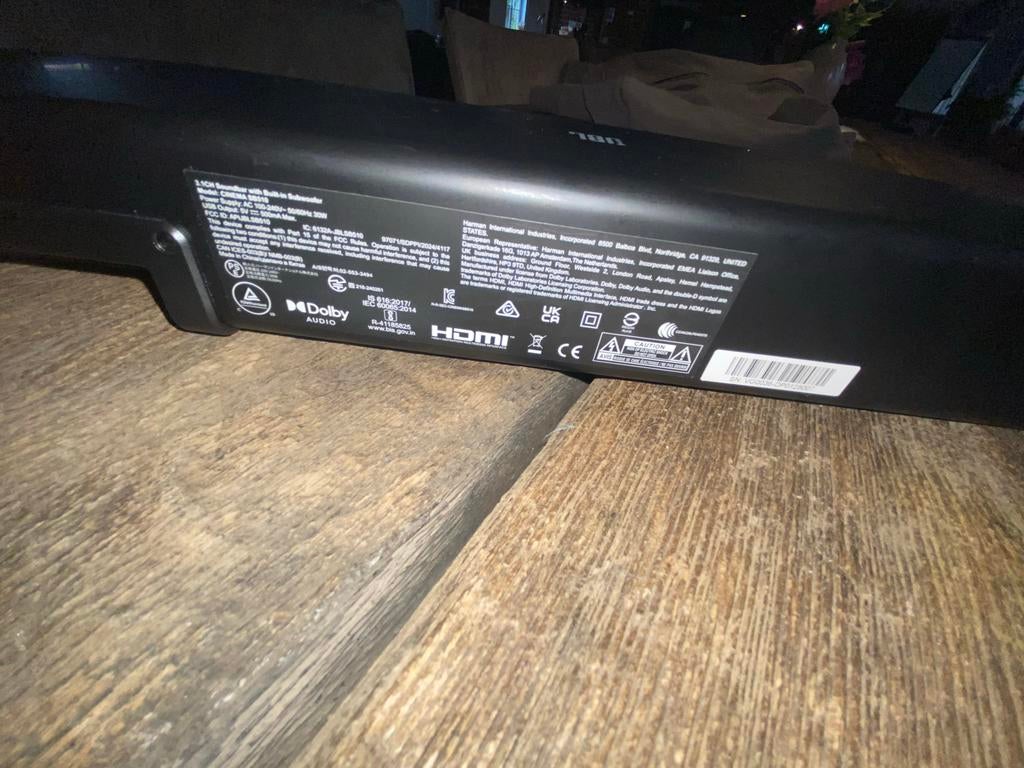 JBL Soundbar SB510 - 200W met ingebouwde subwoofer, Ophalen, Met ingebouwde subwoofer, Gebruikt