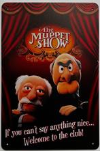The Muppet Show Statler Waldorf reclamebord van metaal deco, Info@deconoord.nl, Deco Noord, Poster, Nieuw