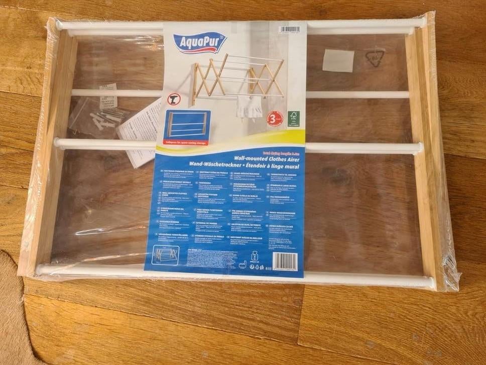 Droogrek, wasdroogrek, wandmodel, uittrekbaar. Nieuw!!!, Ophalen, Nieuw, Wit