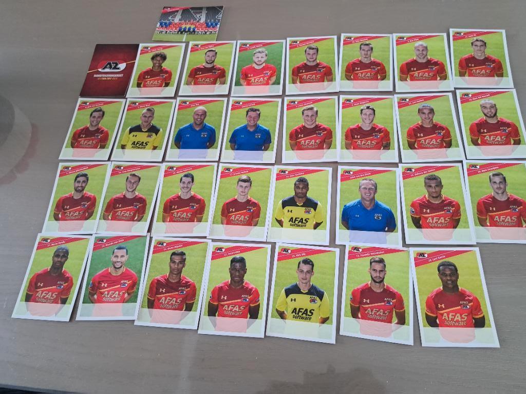 32 fotokaarten AZ 17-18, Verzenden, Zo goed als nieuw, AZ