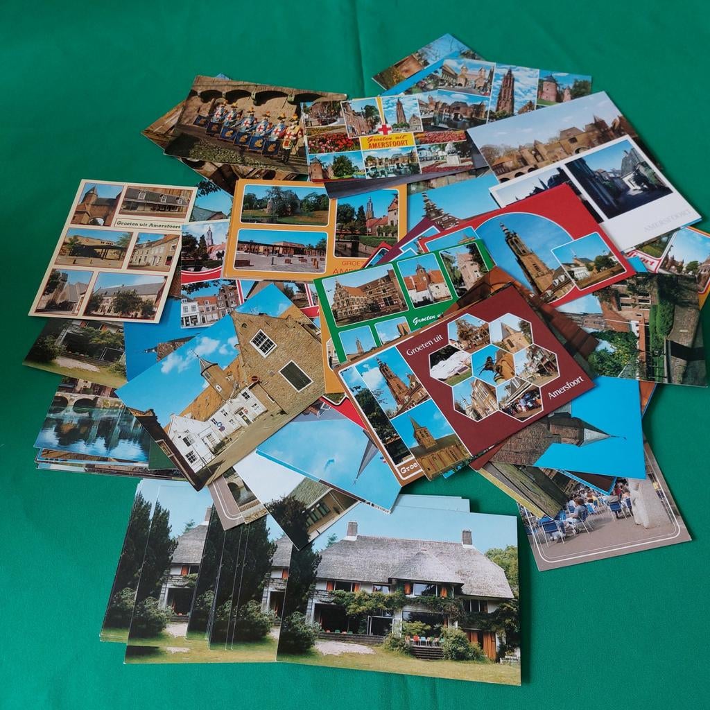 97 ansichtkaarten onbeschreven Amersfoort, Ophalen, Utrecht