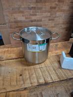 Hendi Kookpan hoog 6L inclusief deksel - Zilver (als nieuw), Kookpan of Snelkookpan, -, -, Ophalen of Verzenden