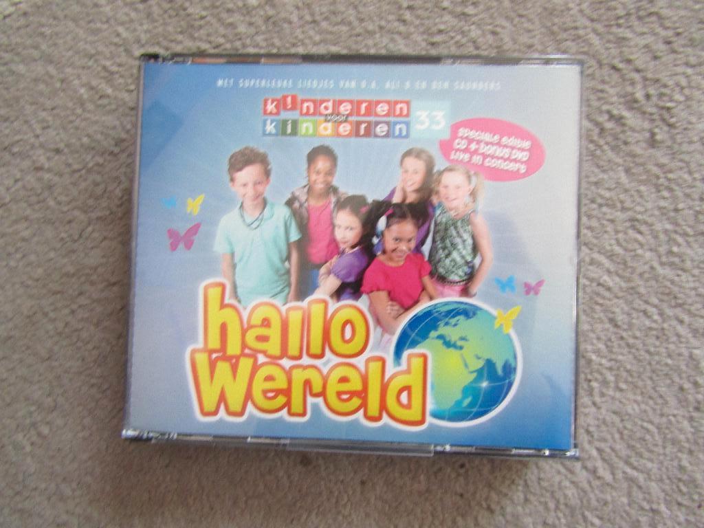 CD+DVD: Kinderen voor kinderen - Hallo wereld, Cd's en Dvd's, Cd's | Kinderen en Jeugd, Ophalen of Verzenden, Gebruikt, Muziek