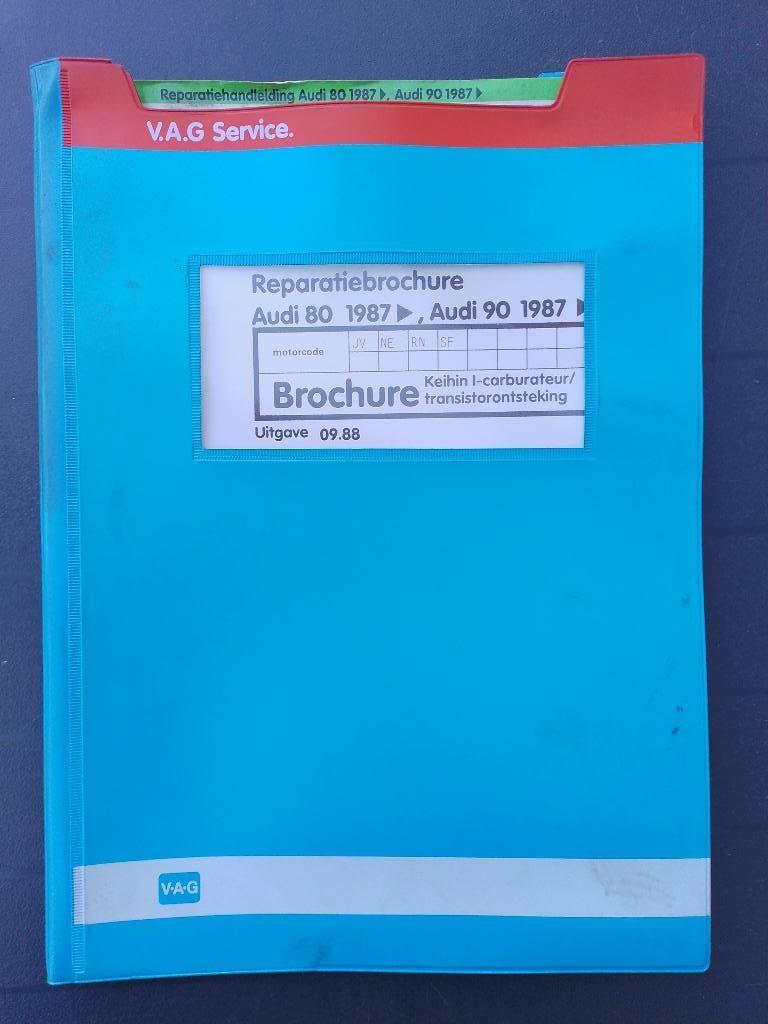 Werkplaatsboek Audi 80 B3 + Coupé B2 carburateur ontsteking, Boeken, Auto's | Boeken, Ophalen of Verzenden, Gelezen, Audi