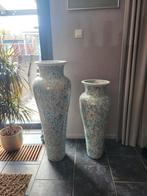 SET VAN GROTE VAZEN MET MOZAÏEK BEKLEED, Ophalen, Overige kleuren, Glas, 75 cm of meer