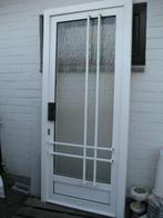 PVC buitendeur met kozijn, 80 tot 100 cm, Ophalen of Verzenden, Buitendeur, 200 tot 215 cm