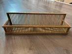 Bamboe wandplankje/rekje, Huis en Inrichting, Woonaccessoires | Schalen en Manden, Ophalen, Schaal, Zo goed als nieuw, Rechthoekig