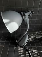 Grijs metalen wandlamp, Gebruikt, Stoer en industrieel, Ophalen of Verzenden, Metaal