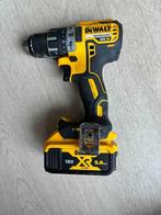 DeWalt DCD791P2 18V XR BL Schroef/boormachine 5.0Ah, Ophalen of Verzenden, Gebruikt
