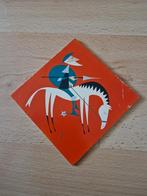 Wanddecoratie rood don quitot ridder paard vintage retro, Huis en Inrichting, Ophalen of Verzenden, Zo goed als nieuw