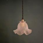 Unieke vintage Italiaanse glazen hanglamp / lamp, Ophalen of Verzenden