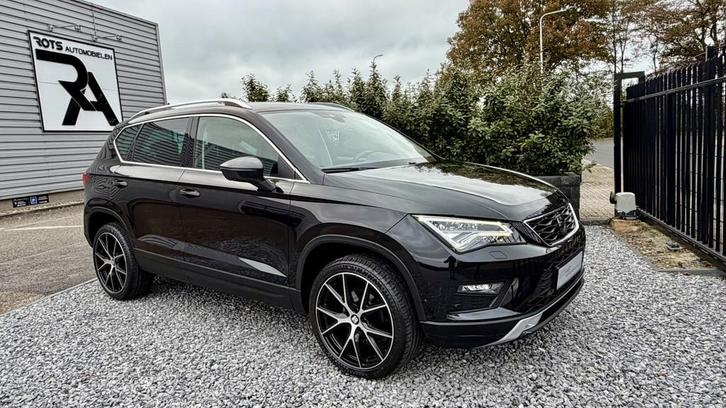 SEAT Ateca 1.0 EcoTSI Virtuel|Leer|Camera|Keyless Zwart M202, Auto's, Seat, Bedrijf, Te koop, Ateca, ABS, Achteruitrijcamera, Airbags