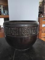 Vintage Koperen Bloempot, Antiek en Kunst, Antiek | Koper en Brons, Ophalen of Verzenden