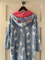 Blauw/ Wit/ roze Onesie - Maat M, Ophalen of Verzenden, Zo goed als nieuw, Maat 38/40 (M), Blauw