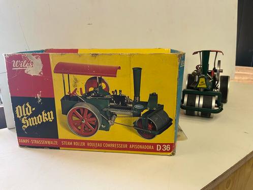 Wilesco Old Smoky D36 Stoomwals in Doos - Vintage Speelgoed, Antiek en Kunst, Antiek | Speelgoed, Ophalen