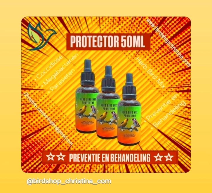 Protector 50ml Herb Bird Mix, Dieren en Toebehoren, Vogels | Toebehoren, Nieuw, Eten en Drinken, Ophalen