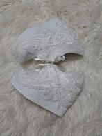 Witte Bruidsschoenen met Kant maat 36/37, Wit, Nieuw, Ophalen of Verzenden, Onbekend