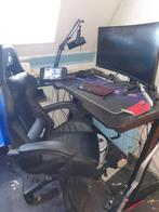 Complete game hoek curved PC, verstelbare stoel bureau ect., Ophalen of Verzenden, Zo goed als nieuw
