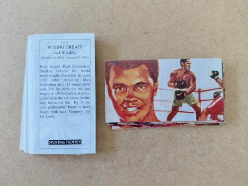 Boxing Greats complete set 15 trade cards 2003 inclusief Ali, Verzamelen, Sportartikelen en Voetbal, Zo goed als nieuw, Poster, Plaatje of Sticker