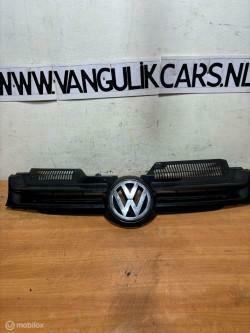 Grill  zwart Volkswagen Golf V ('03-'08), Auto-onderdelen, Carrosserie en Plaatwerk, Volkswagen, Gebruikt, Ophalen of Verzenden