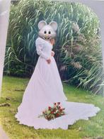 Witte trouwjurk mt 34/36 van Mary Borsato, Ophalen, Zo goed als nieuw, Wit, Trouwjurk