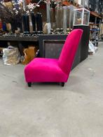 Funky fuchsia italiaanse lounge stoel, Huis en Inrichting, Stoelen, Overige kleuren, Hout, Ophalen of Verzenden, Zo goed als nieuw