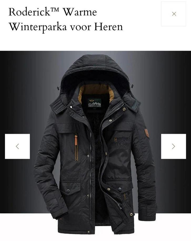Winterparka heren maat M, Kleding | Heren, Jassen | Winter, Nieuw, Zwart, Ophalen
