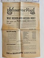 NSB: t Werkende Volk, strijdblad voor Amsterdam (1), Verzamelen, Ophalen of Verzenden, Overige soorten, Nederland, Boek of Tijdschrift