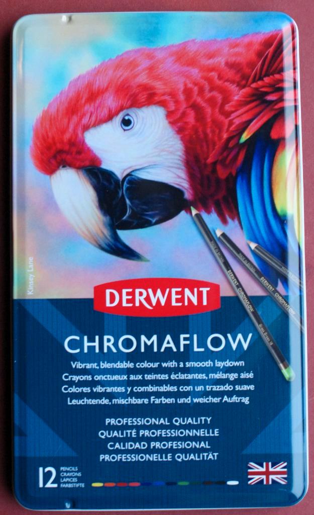 Derwent Chromaflow Kleurpotloden, set van 12, Hobby en Vrije tijd, Tekenen, Nieuw, Potlood of Stift, Verzenden