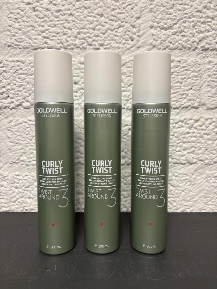 Goldwell - Stylesign Curly Twist Around Spray - 200ml (3x), Sieraden, Tassen en Uiterlijk, Uiterlijk | Haarverzorging, Nieuw, Gel, Wax, Haarlak of Mousse