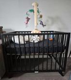 Zwarte Box Inclusief Boxmatras, Kinderen en Baby's, Boxen, Ophalen of Verzenden, Zo goed als nieuw