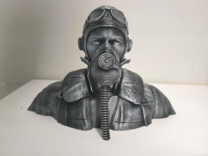nieuwe ww2 piloten buste, Verzamelen, Militaria | Tweede Wereldoorlog, Luchtmacht, Miniatuur of Beeldje, Ophalen of Verzenden