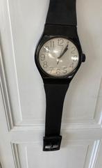 Vintage wandklok in de vorm van een  horloge - jaren 80, Huis en Inrichting, Woonaccessoires | Klokken, Ophalen, Gebruikt, Analoog