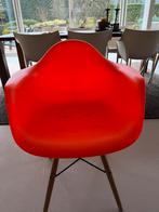 Stoel fel fluor oranje, Huis en Inrichting, Stoelen, Ophalen, Zo goed als nieuw, Overige kleuren, Eén