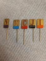 Vintage Jamin Reclame Pins - Letters, Verzenden, Gebruikt, Merk, Speldje of Pin