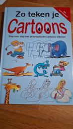 Zo teken je Cartoons, Hobby en Vrije tijd, Tekenen, Ophalen of Verzenden, Zo goed als nieuw, Boek of Gids