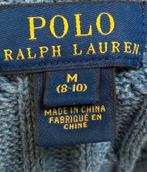 Ralph Lauren denimblauwe kabeltrui meisje maat 8-10, Trui of Vest, Zo goed als nieuw, Ralph Lauren, Ralph Lauren
