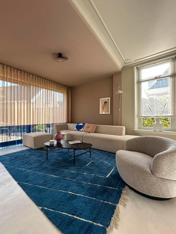 Blauw Vloerkleed 200x290 - Mooie Staat!, Huis en Inrichting, Stoffering | Tapijten en Kleden, Zo goed als nieuw, 200 cm of meer