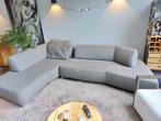 Grijze hoekbank, Huis en Inrichting, Banken | Bankstellen, Ophalen, 250 tot 300 cm, Gebruikt, Hoekbank