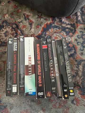 Diverse dvd’s tweede wereldoorlog  beschikbaar voor biedingen