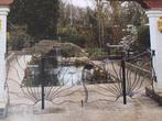 PRACHTIG SMEEDIJZEREN HEK, Tuin en Terras, Tuinhekken en Hekwerk, Ophalen, IJzer, Sierhekwerk, Met poort