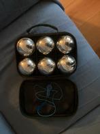 Jeu de Boules Ballen zeer goede staat + beschadigde Tas, Sport en Fitness, Bowlen, Ophalen of Verzenden, Gebruikt, Bal