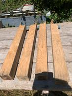 4 massief EIKEN tafel poten. Eetkamertafel., Doe-het-zelf en Verbouw, Hout en Planken, Ophalen of Verzenden