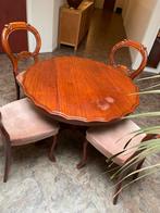 Antieke Biedermeier tafel met 4 stoelen, Antiek en Kunst, Antiek | Meubels | Tafels, Ophalen